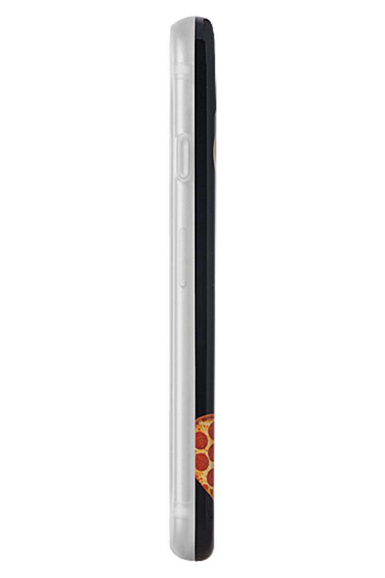 Kimoji Collage Lighted iPhone Case, Alternate, color, BLACK