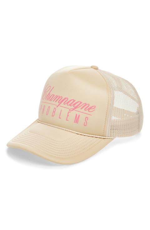 Champagne Problems Trucker Hat