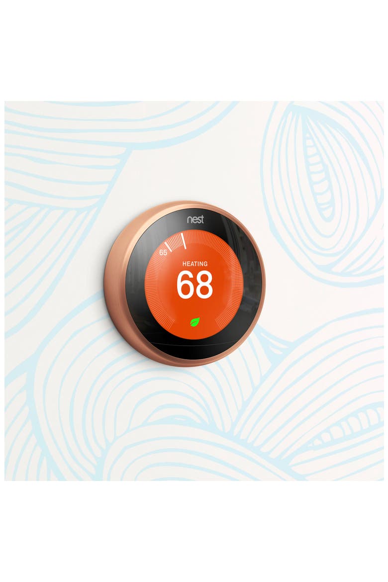 Learning Thermostat, Alternate, color, COPPER