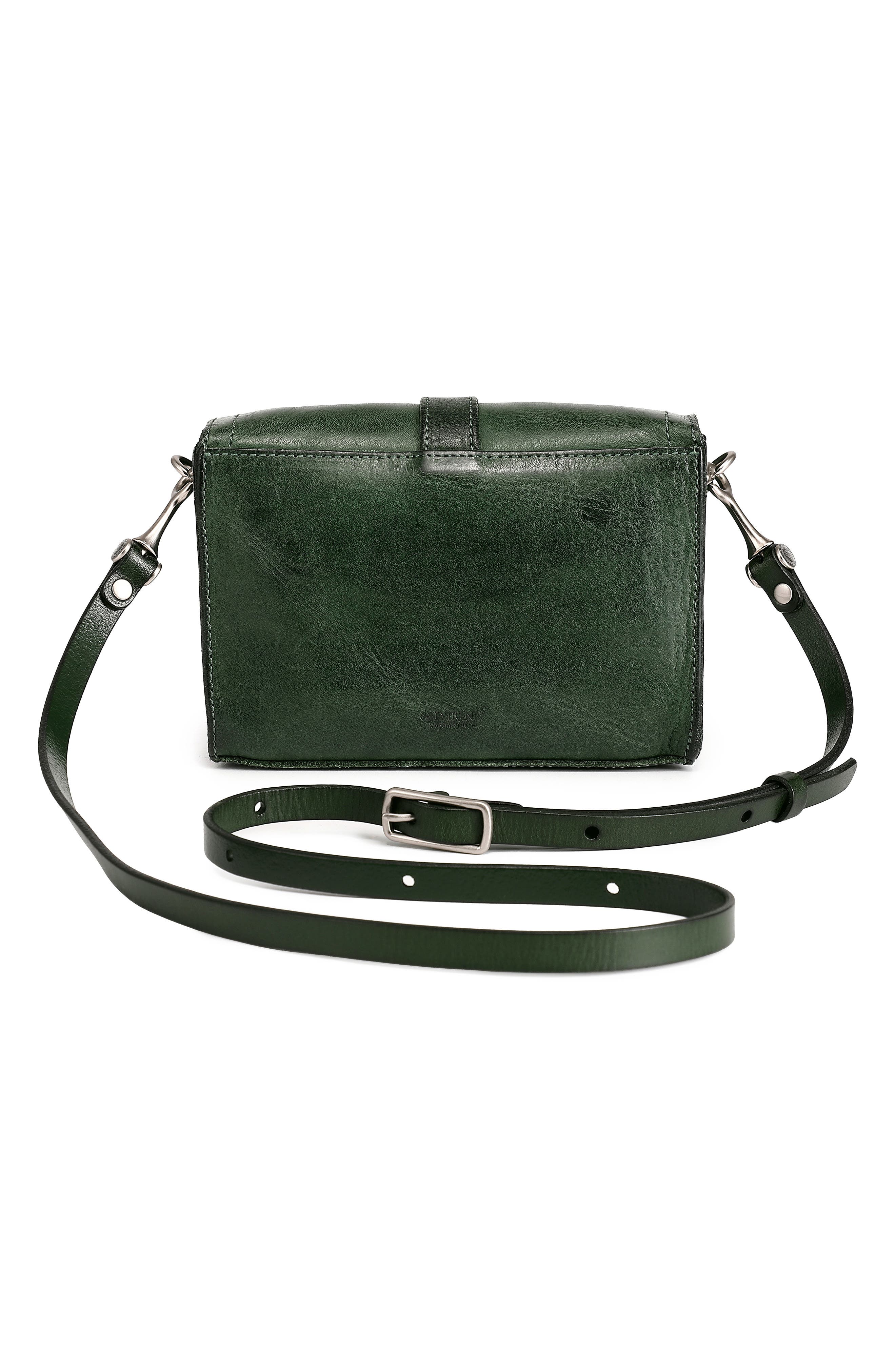 Anemone Crossbody Bag, Alternate, color, GREEN