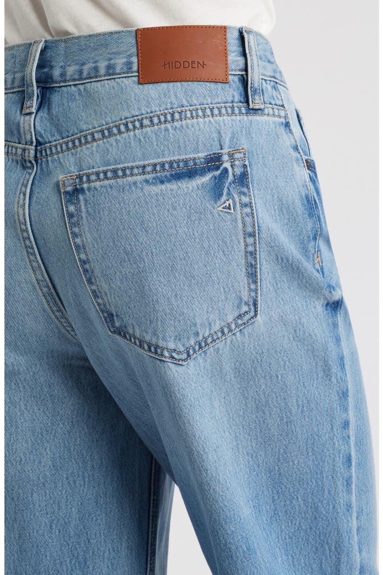 Relaxed Straight Leg Boyfriend Jeans, Alternate, color, MEDIUM WASH