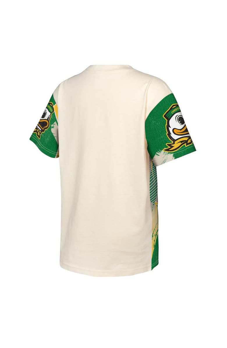 Outerstuff Youth Outerstuff Cream Oregon Ducks Make Noise T-Shirt, Alternate, color, Cream