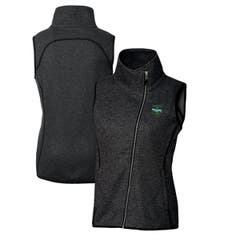 FEOYA Women's Full Zip Fleece Vest Sherpa Crop Warm Stand