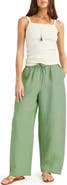 Vitamin A® Parker Wide Leg Linen Pants
