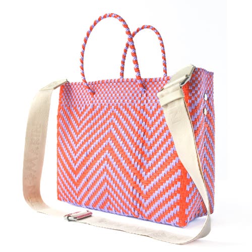 Tin Marin Positano Medium Woven Resort Crossbody Bag In Multi