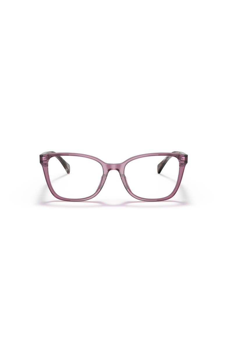 53mm Rectangle optical glasses, Alternate, color, Gold