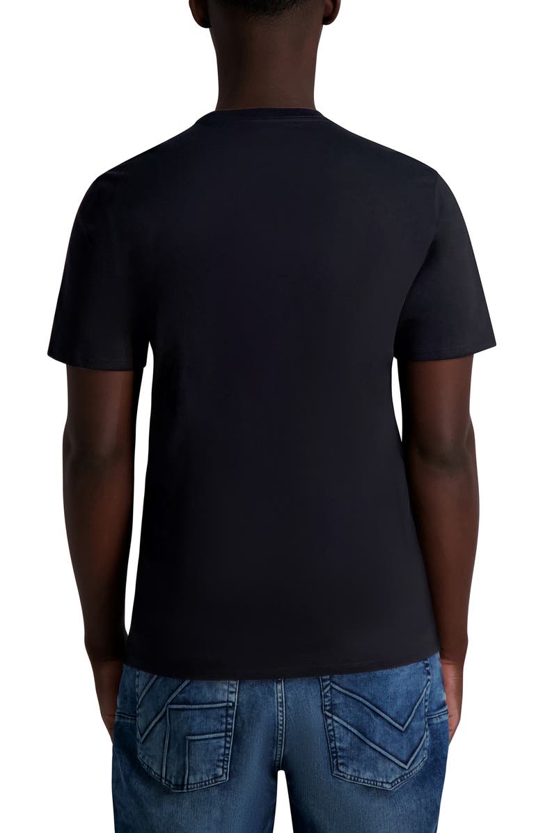 KARL LAGERFELD PARIS Outline Karl Character Cotton Graphic T-Shirt, Alternate, color,