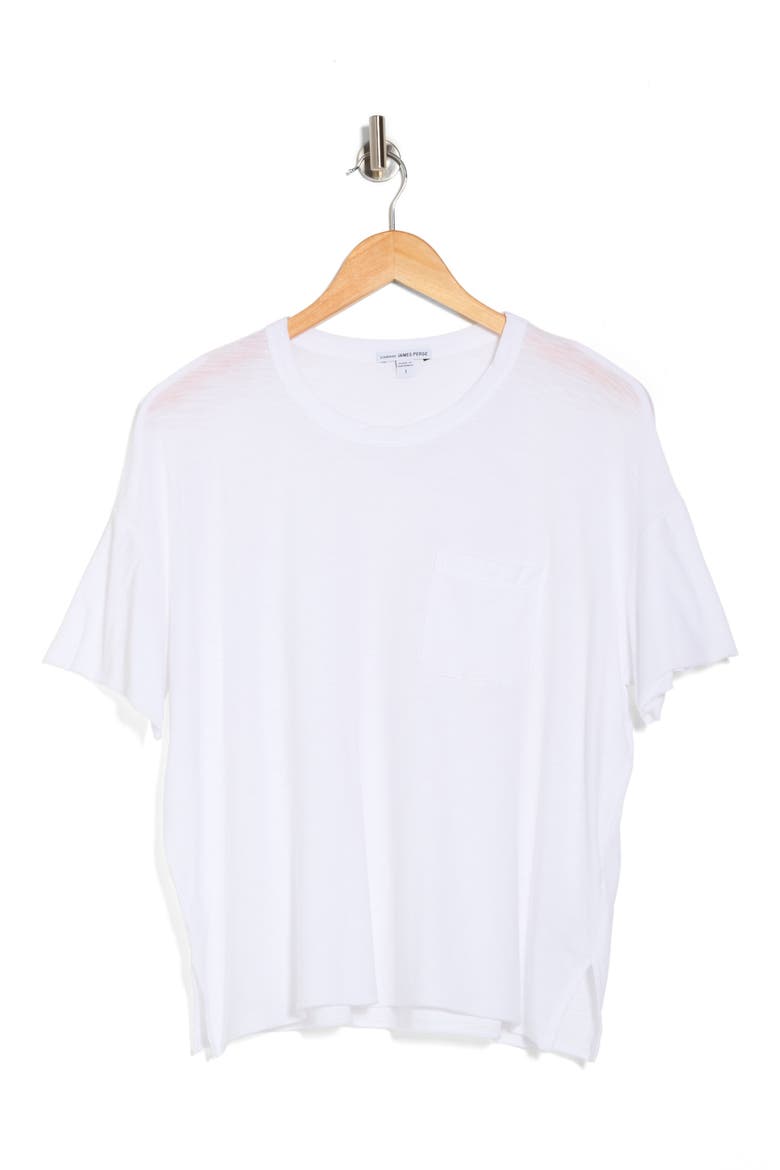 Crewneck Pocket T-Shirt, Alternate, color, WHITE