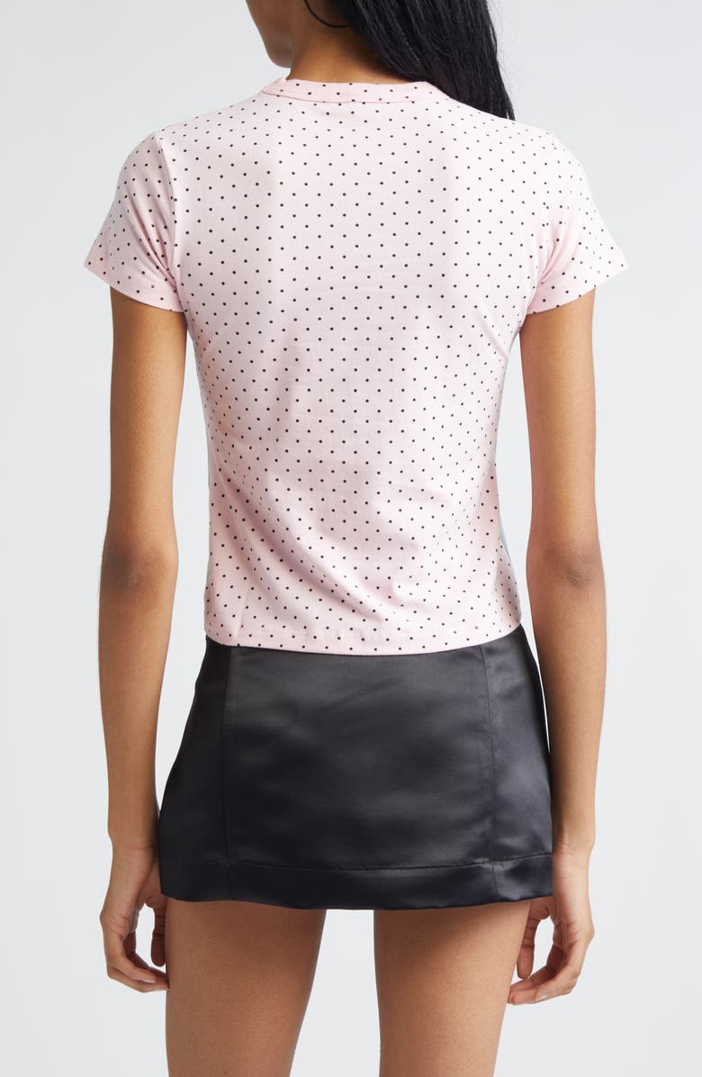 Ashley Williams Kitten Trio Polka Dot Baby Tee, Alternate, color, 