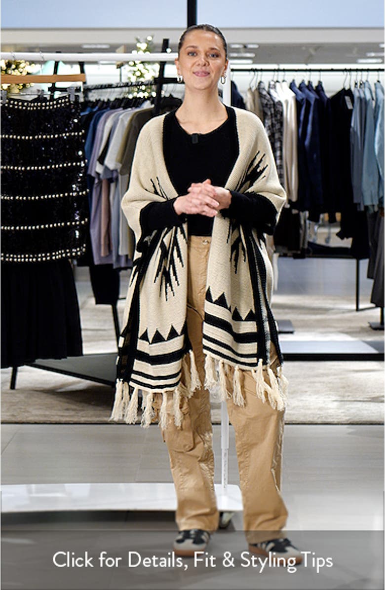 Azny Cotton Blend Ruana, sales video thumbnail