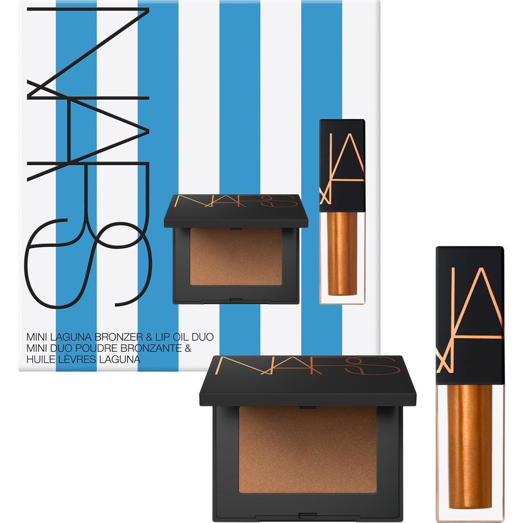 Nars Mini Laguna Bronzer & Lip Oil Duo 0.12 Oz/3.5 ml In Laguna