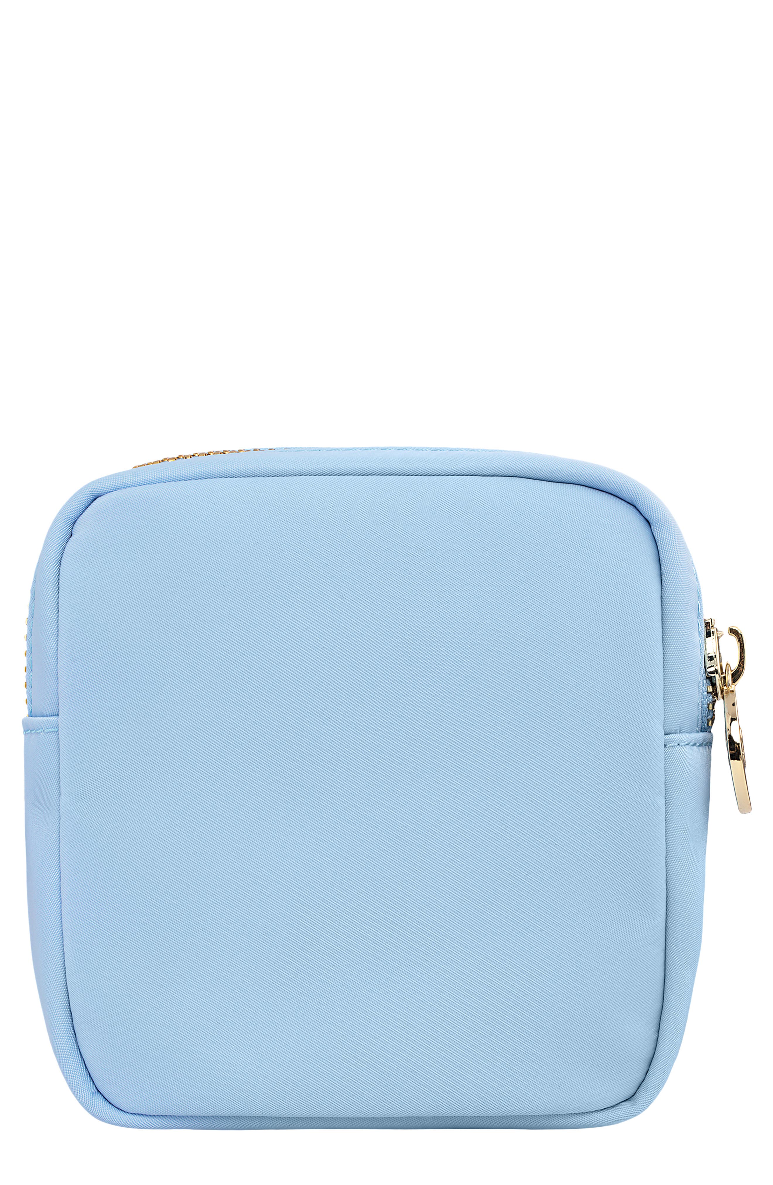 Mini Nylon Pouch, Main, color, PERIWINKLE