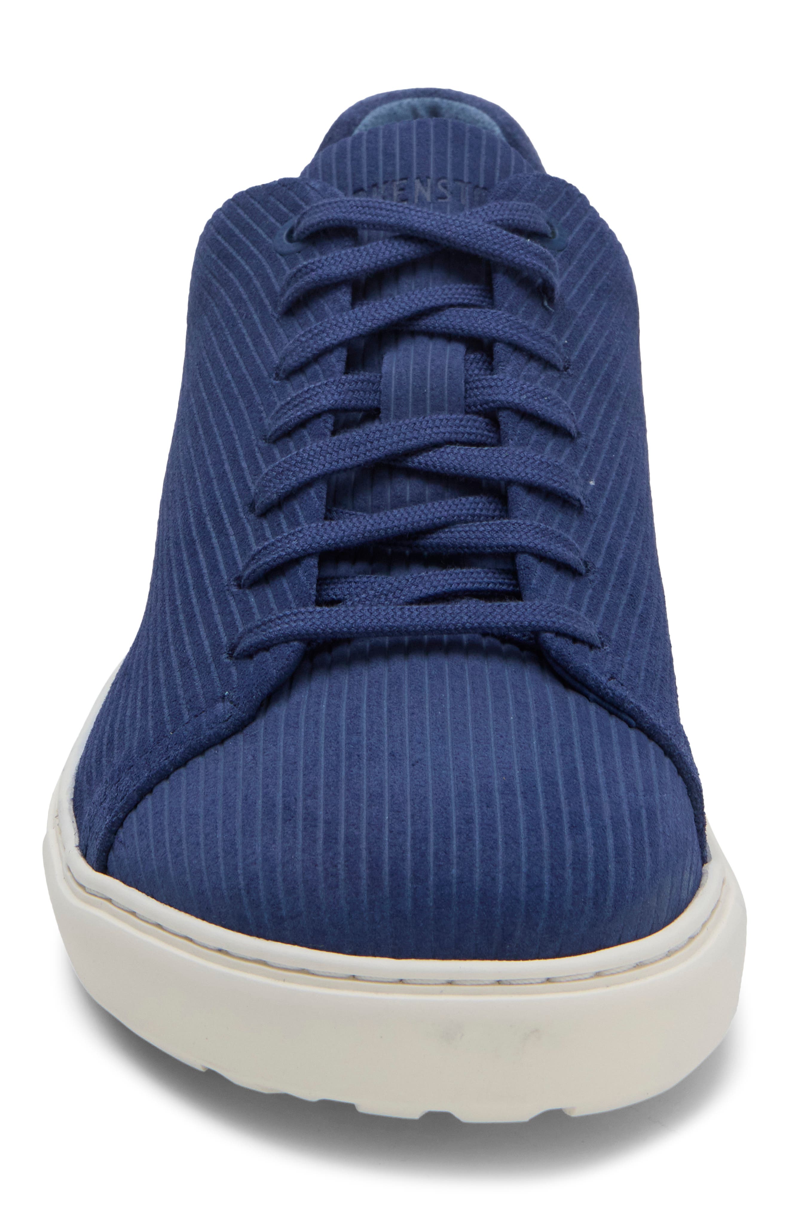 Bend Low Suede Sneaker, Alternate, color, INDIGO