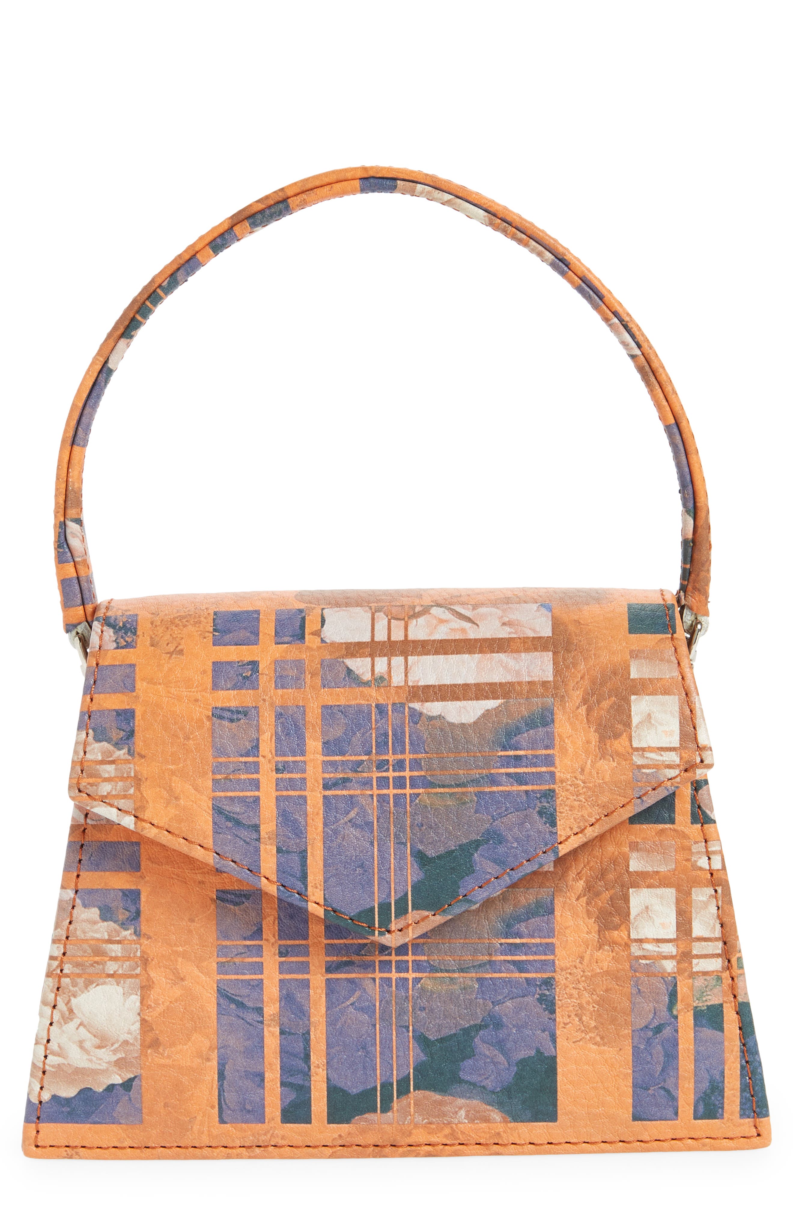 Anima Iris Mini Zaza Leather Top Handle Bag, Main, color, 