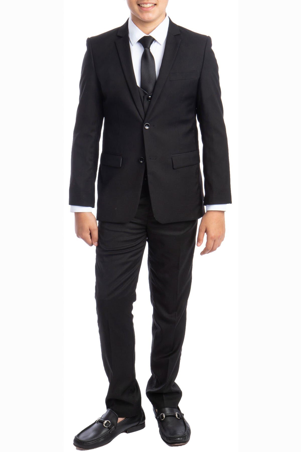 Perry Ellis Kids' Solid 5-Piece Suit