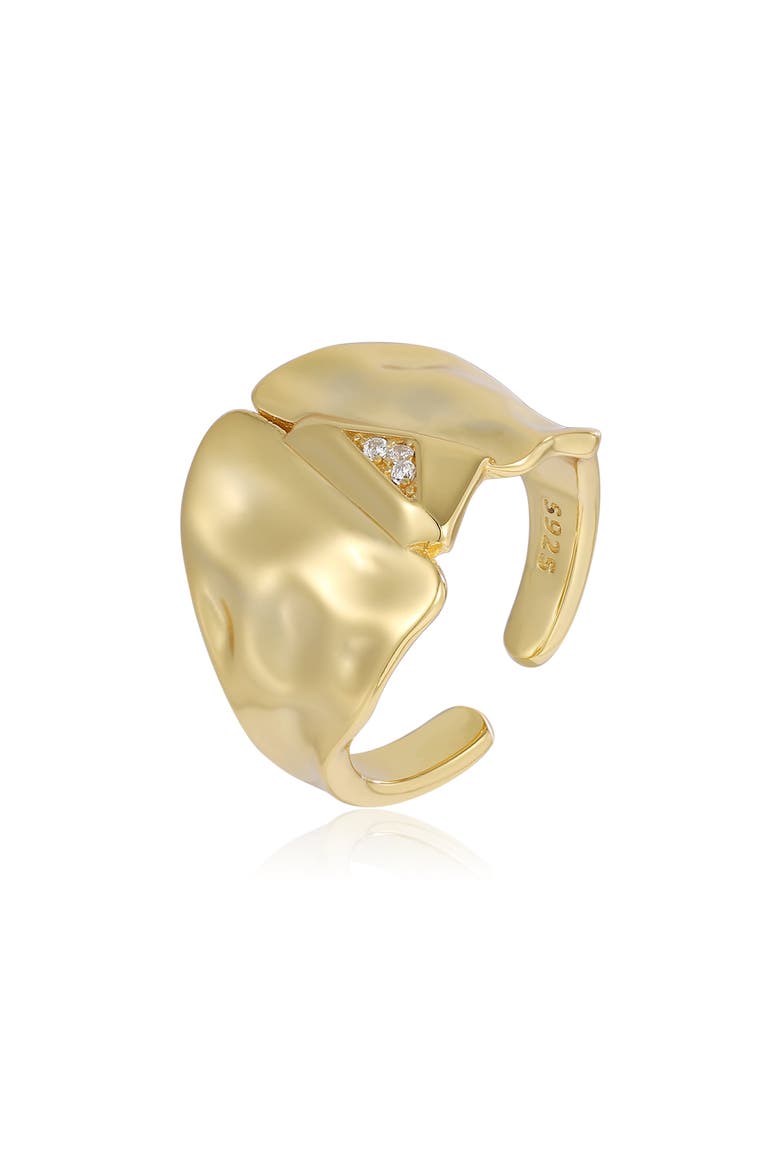 Snowing Ring, Alternate, color, Gold
