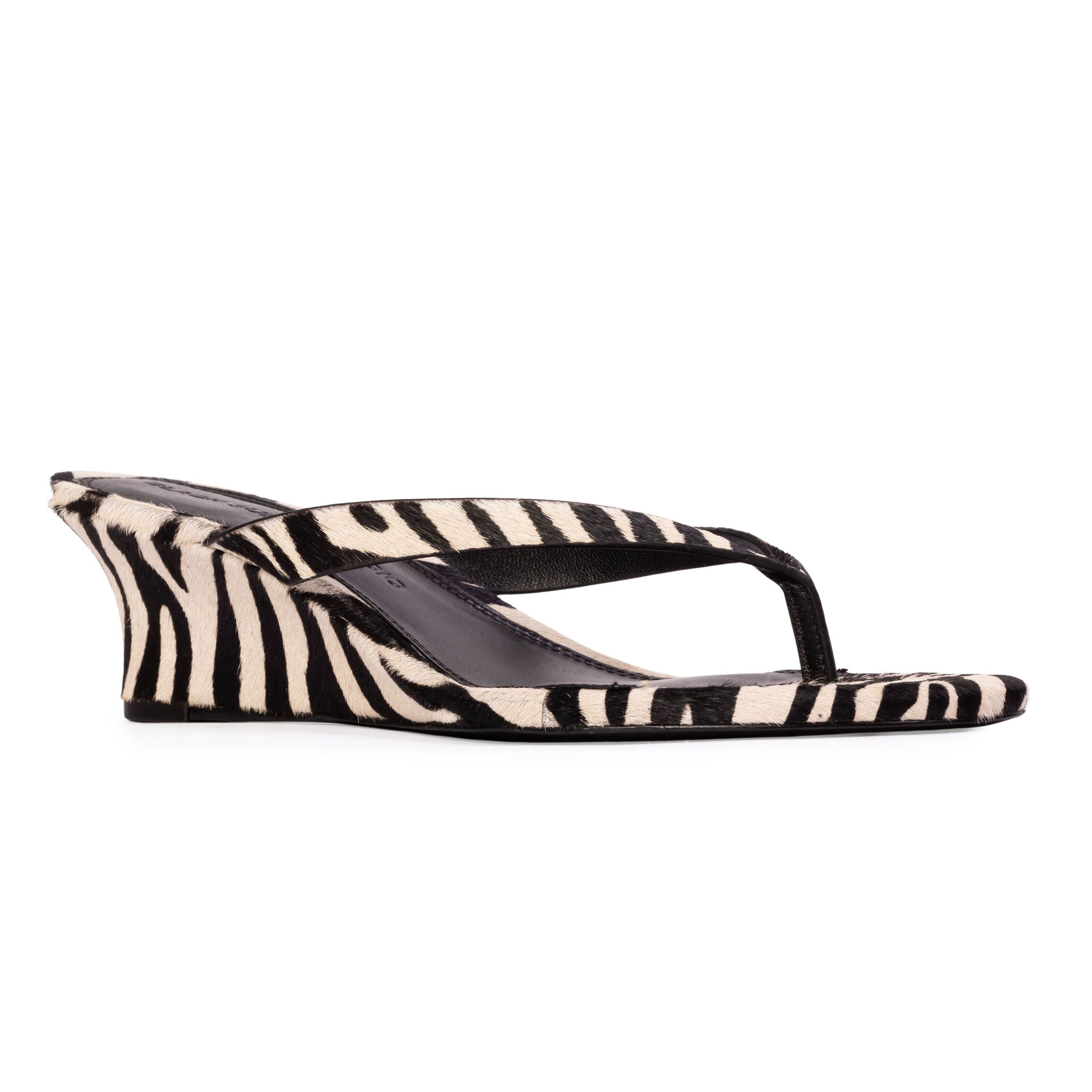 Easy 50 Ponyhair Wedge, Alternate, color, Zebra Pony Hair