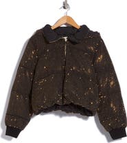 ALICE + OLIVIA Robena Embellished Cropped Down Puffer Jacket