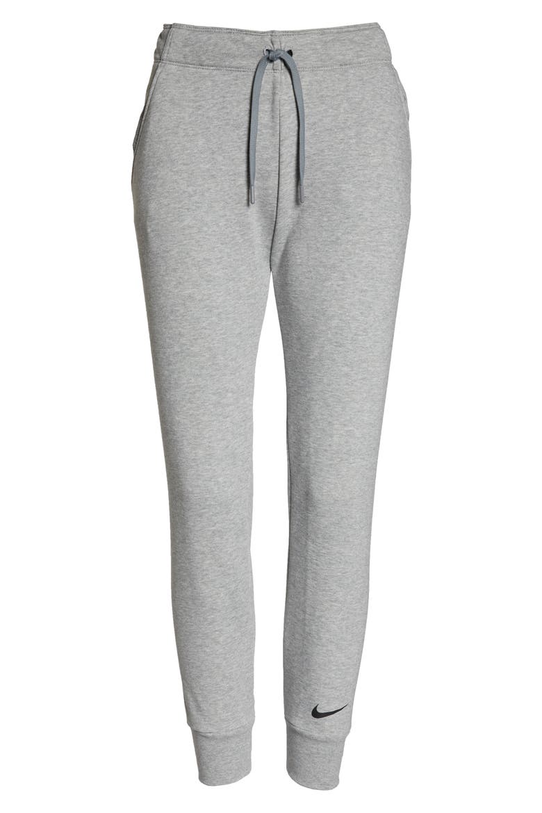 Tapered Training Pants, Alternate, color, DARK GREY HEATHER/ BLACK