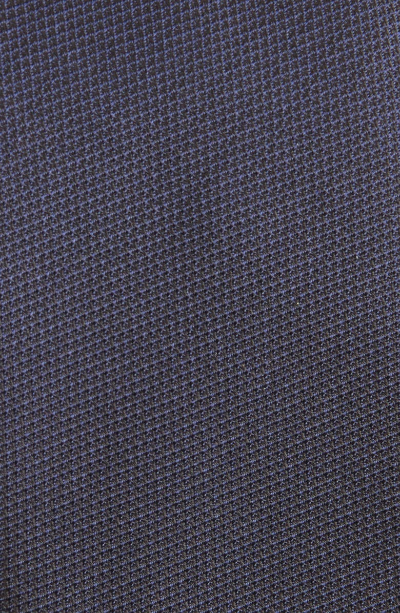 BOSS Solid Navy Silk Tie, Alternate, color,