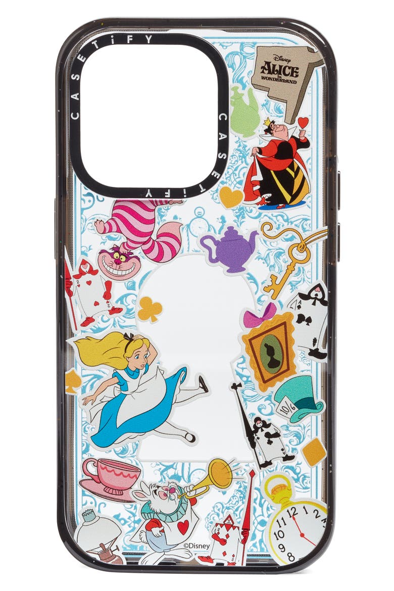 CASETiFY iPhone14 13 アリス アンド オリビア　ケース CASETiFY x Disney Alice in Wonderland Stickermania iPhone 13 Pro