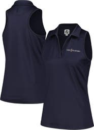 FOOTJOY Women's FootJoy Navy THE PLAYERS ProDry® Crossover V-Neck Racerback Tank Top