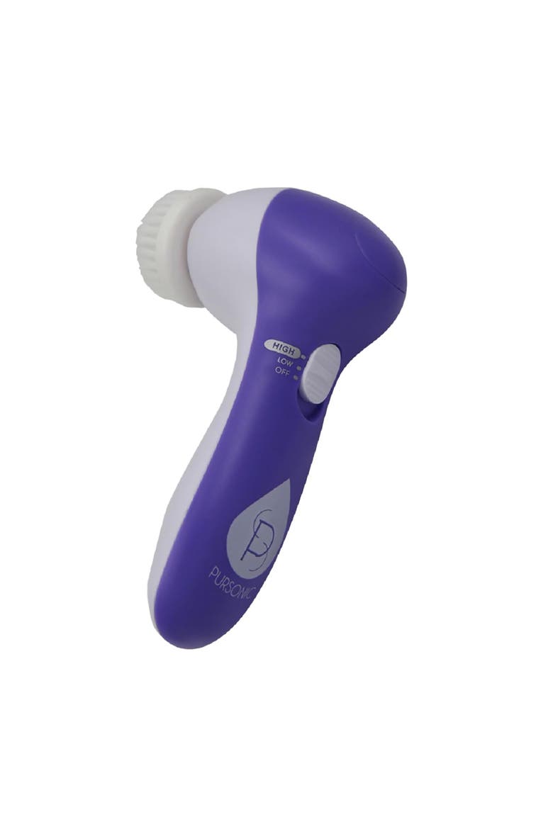 Advanced Facial Cleansing Brush, Main, color, Purple