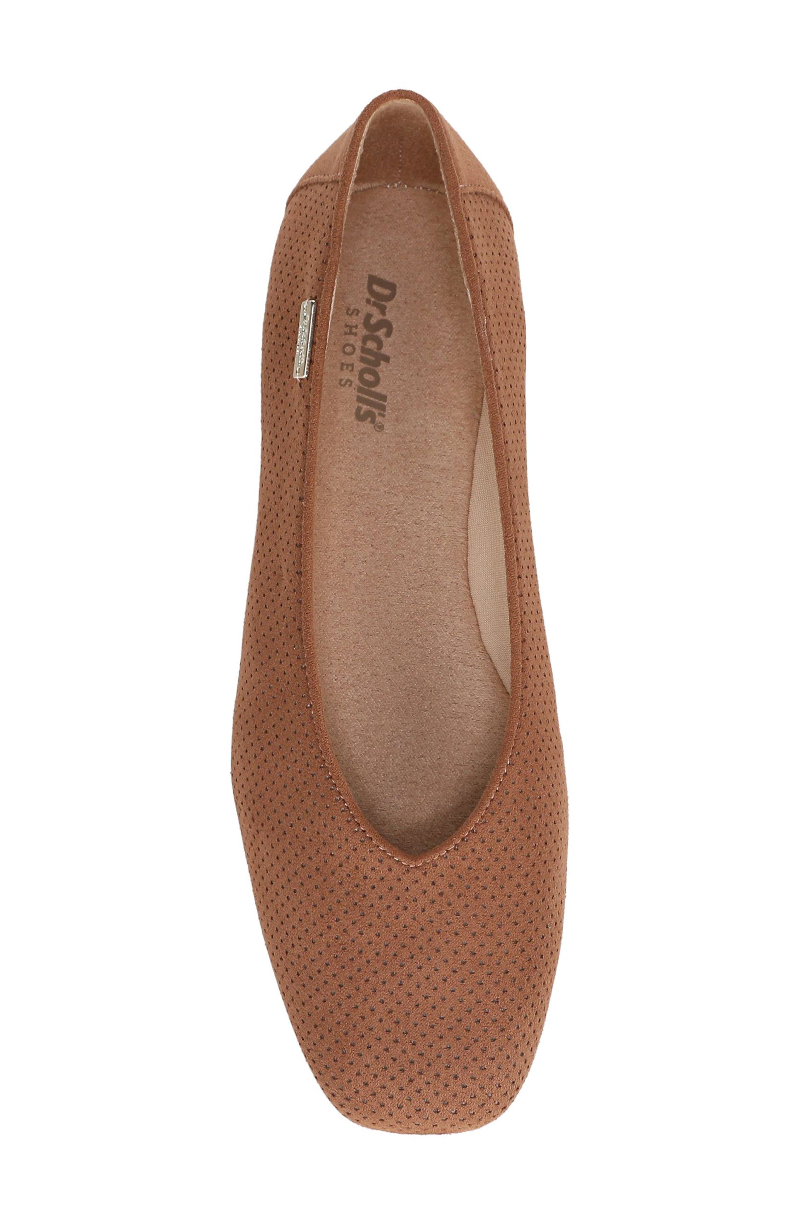 Violet Flat, Alternate, color, CAMELOT BROWN FABRIC