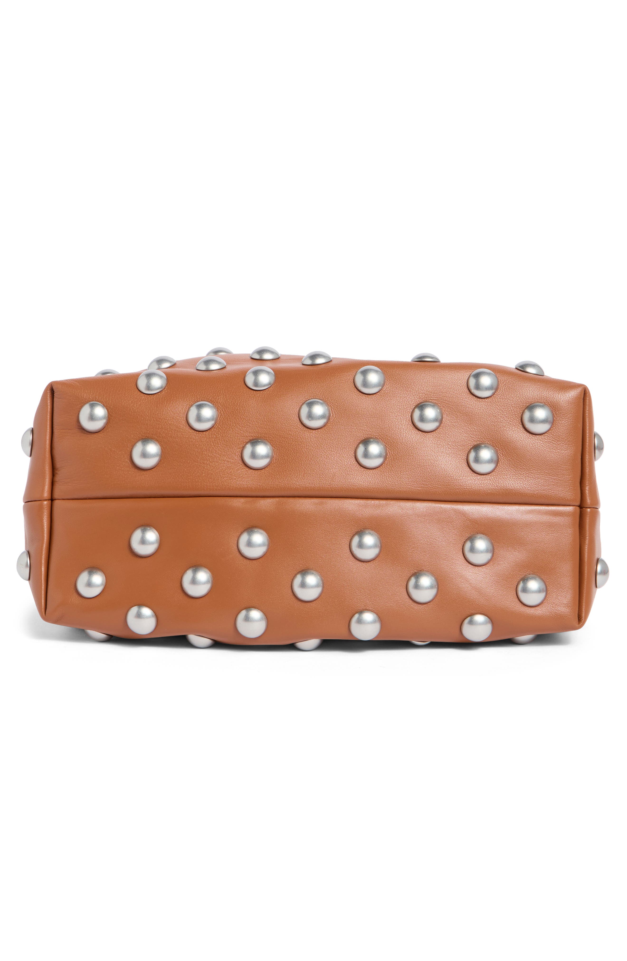 A.L.C. Arlo Studded Handbag, Alternate, color, Cognac