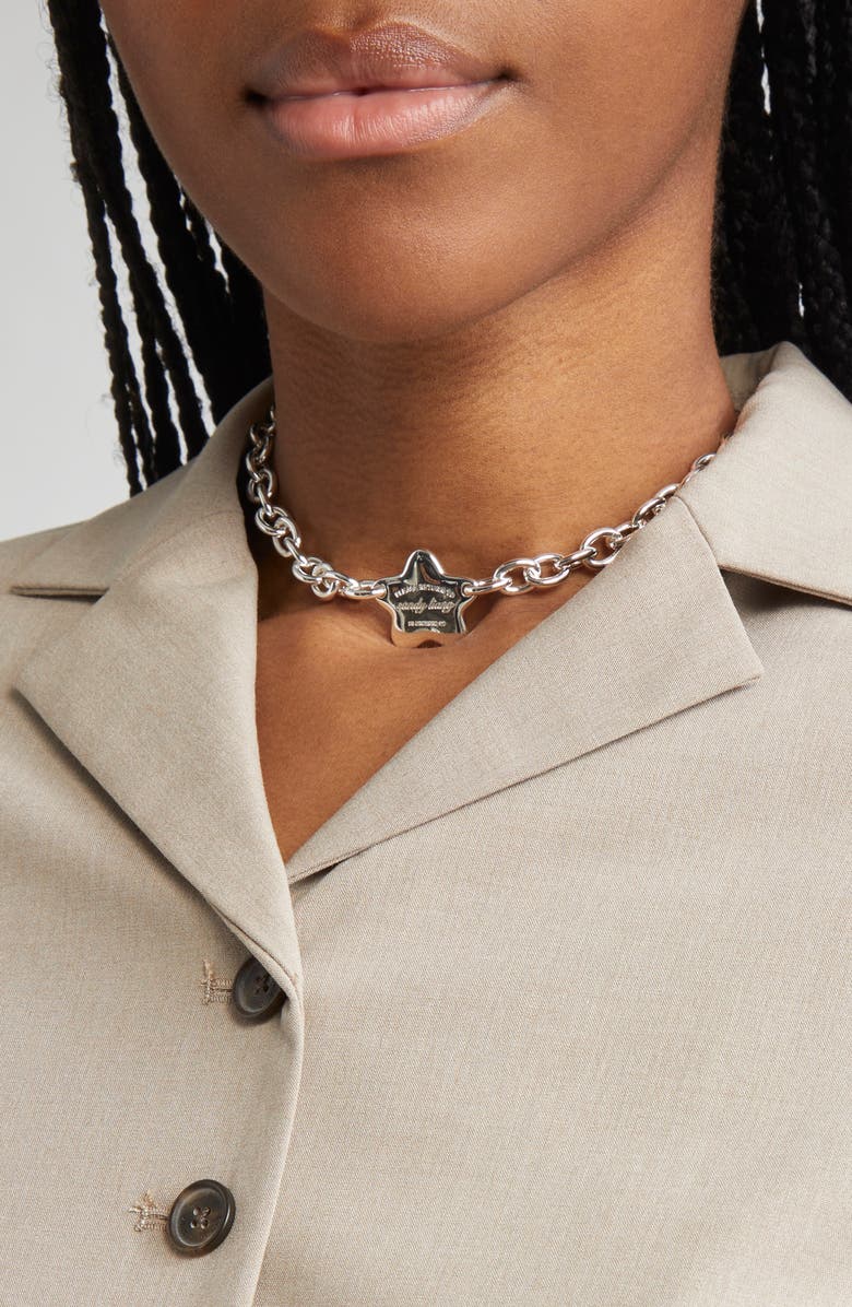 Sandy Liang Star Charm Necklace, Alternate, color, 