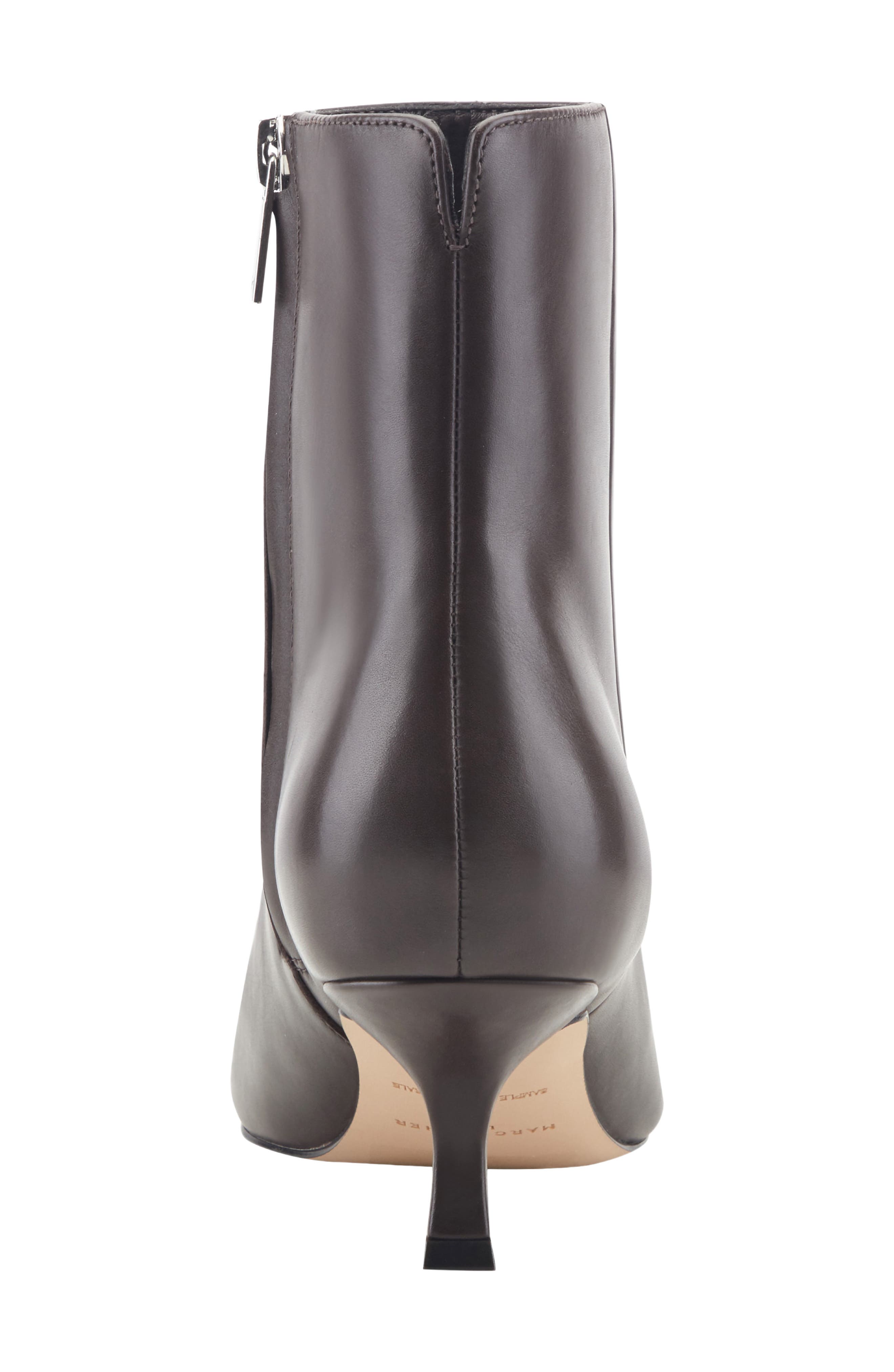 Francy Kitten Heel Bootie, Alternate, color, DARK BROWN 200