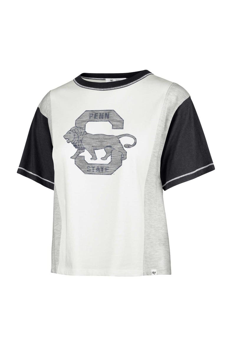 Women's '47 White Penn State Nittany Lions Vault Premier Tilda T-Shirt, Alternate, color, White
