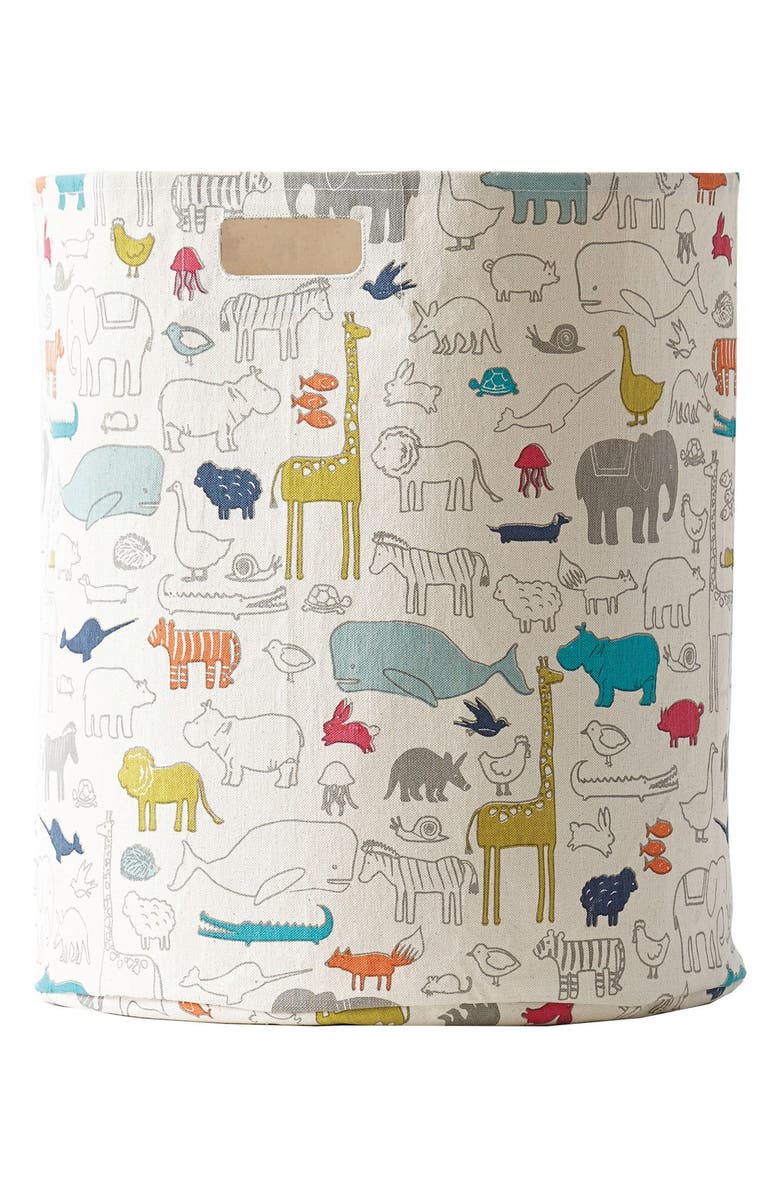 Pehr Canvas Hamper, Main, color, 