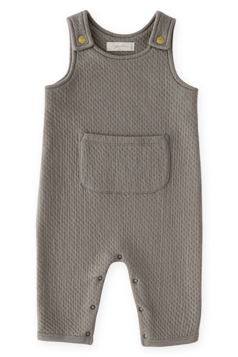 Cloud Organic Cotton Overalls, Main, color, CHARCOAL