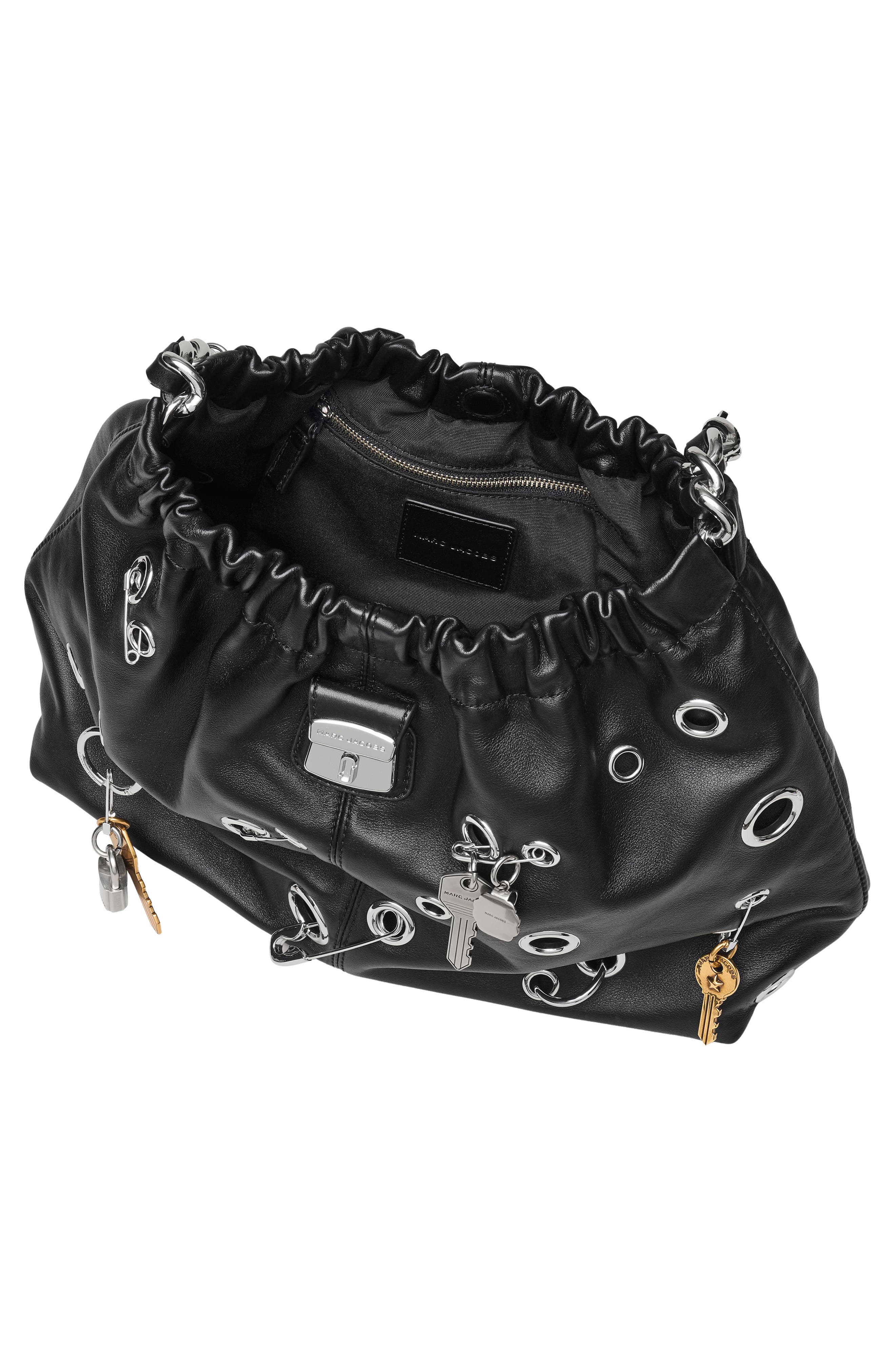 Marc Jacobs The Grommet Charm Cristina Leather Tote, Alternate, color, 