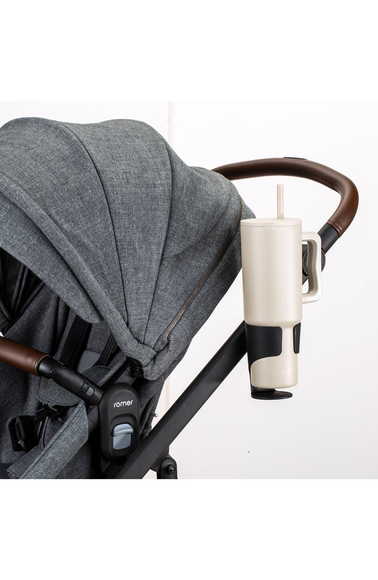 Romer Cup Holder for the Tura Stroller, Alternate, color, Black