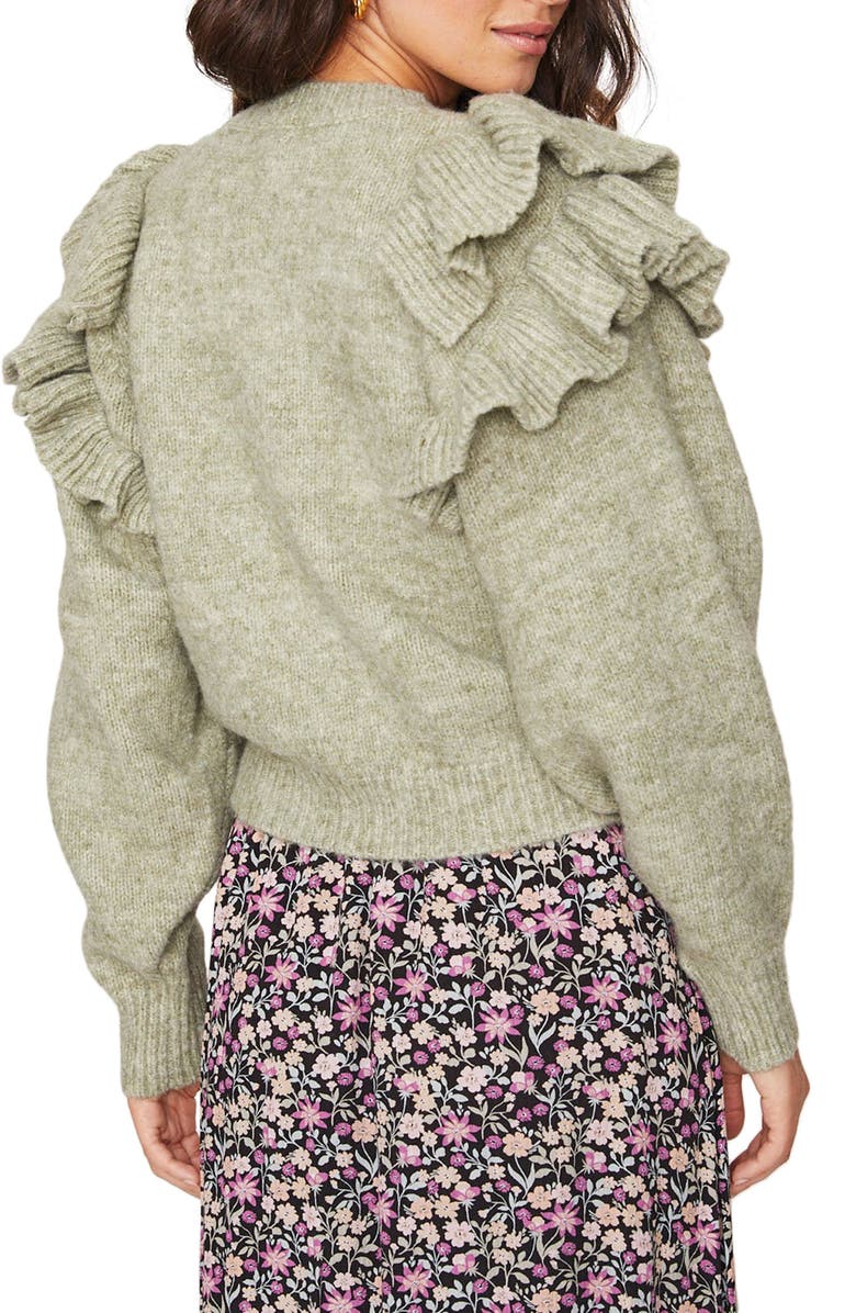 Lost + Wander Ruffle Sweater, Alternate, color, 