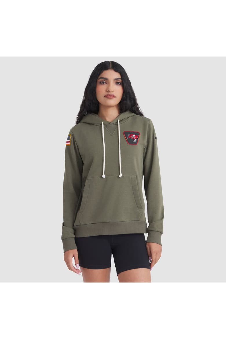 Women's Nike Olive Tampa Bay Buccaneers 2025 Salute to Service Sideline Standard Issue Dri-FIT Hoodie, Main, color, Olive