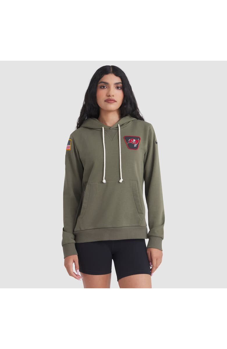 Nike Women's Nike Olive Tampa Bay Buccaneers 2025 Salute to Service Sideline Standard Issue Dri-FIT Hoodie, Main, color, Olive