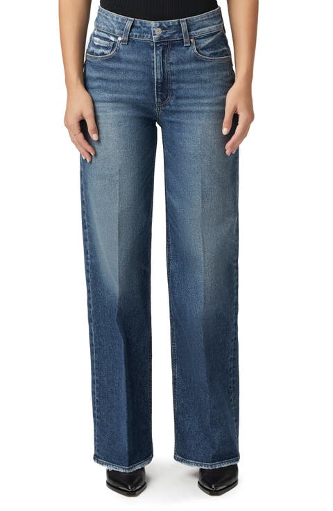 Sasha High Waist Wide Leg Jeans (Lovejoy Distressed)