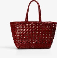 Scalpers Braided Leather Bag