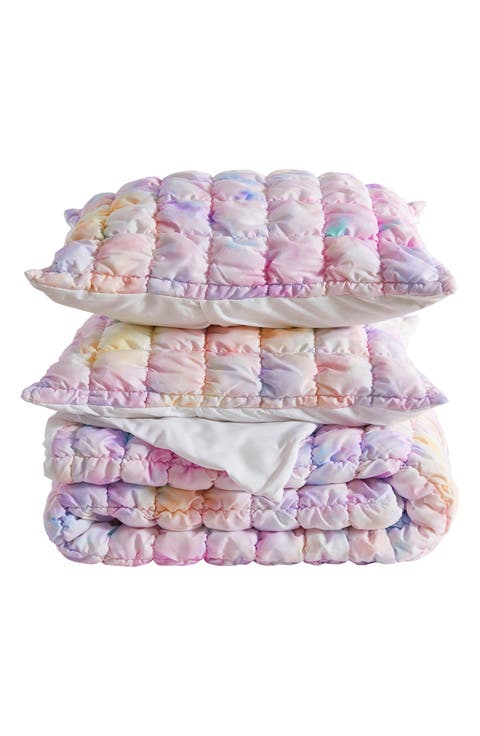 Puff Textured Quilt Set