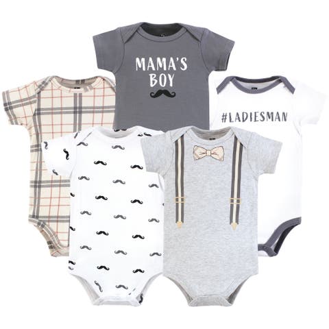 Essential Cotton Bodysuits 5-Piece Set