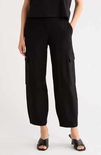 Ponte Ankle Lantern Leg Cargo Pants