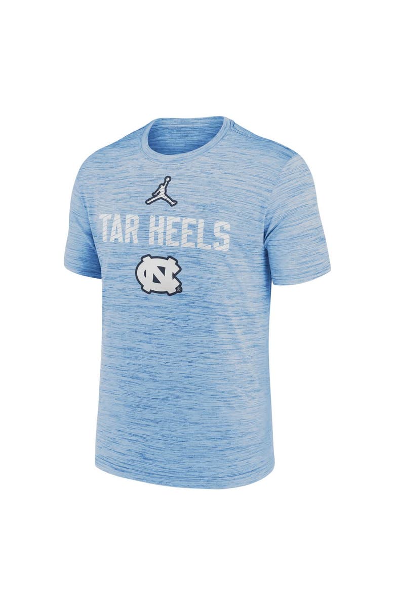 Jordan Brand Men's Jordan Brand Carolina Blue North Carolina Tar Heels Campus Slant Velocity Performance T-Shirt, Alternate, color, Light Blue