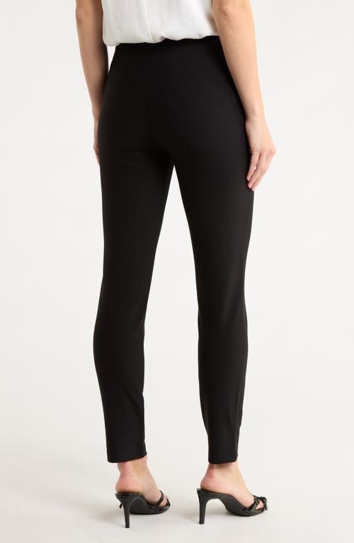 Patrizia Luca Zip Front Skinny Pants In Black