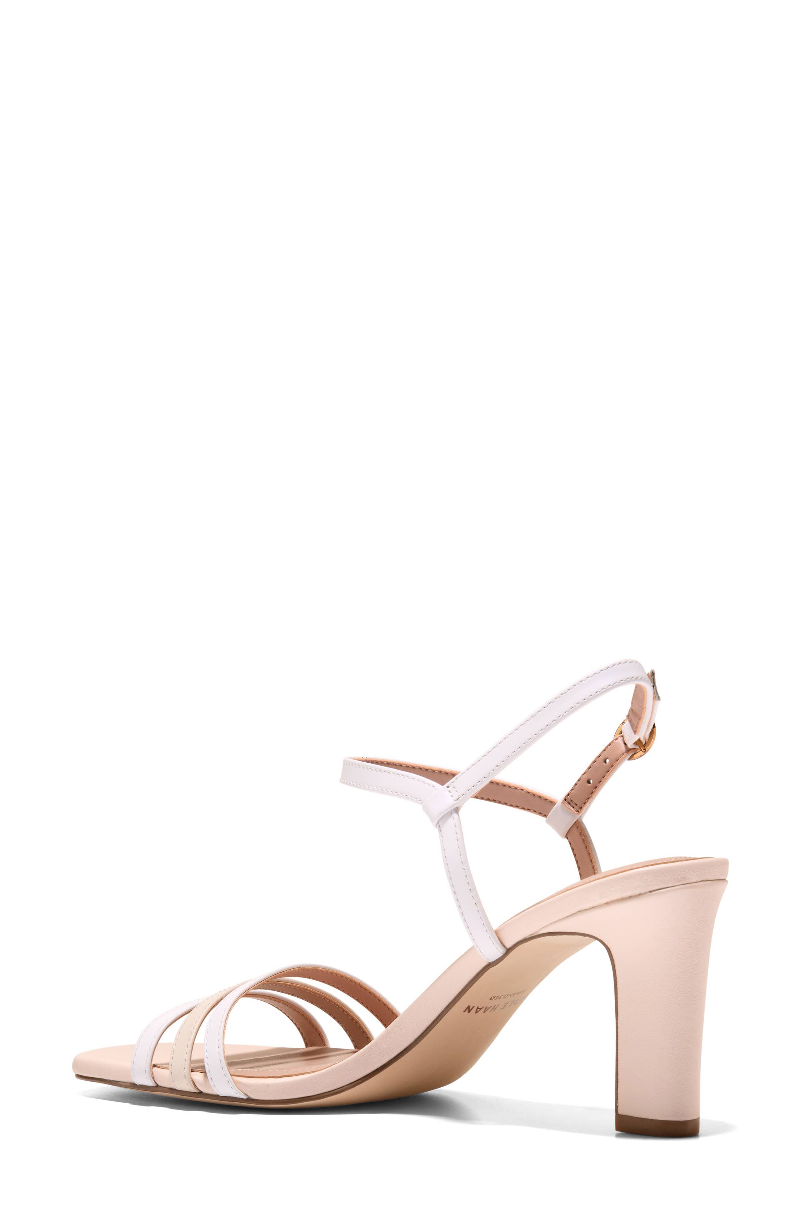 Cole Haan Michelina Strappy Sandal, Alternate, color, White/ Sand Dollar Leather