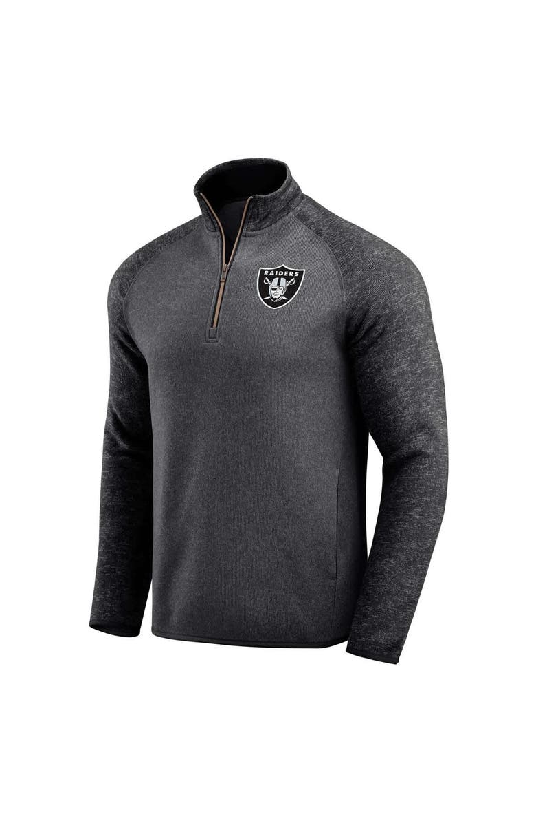 Darius Rucker Collection by Fanatics Men's Darius Rucker Collection by Fanatics Black Las Vegas Raiders Tonal Quarter-Zip Jacket, Alternate, color, Black