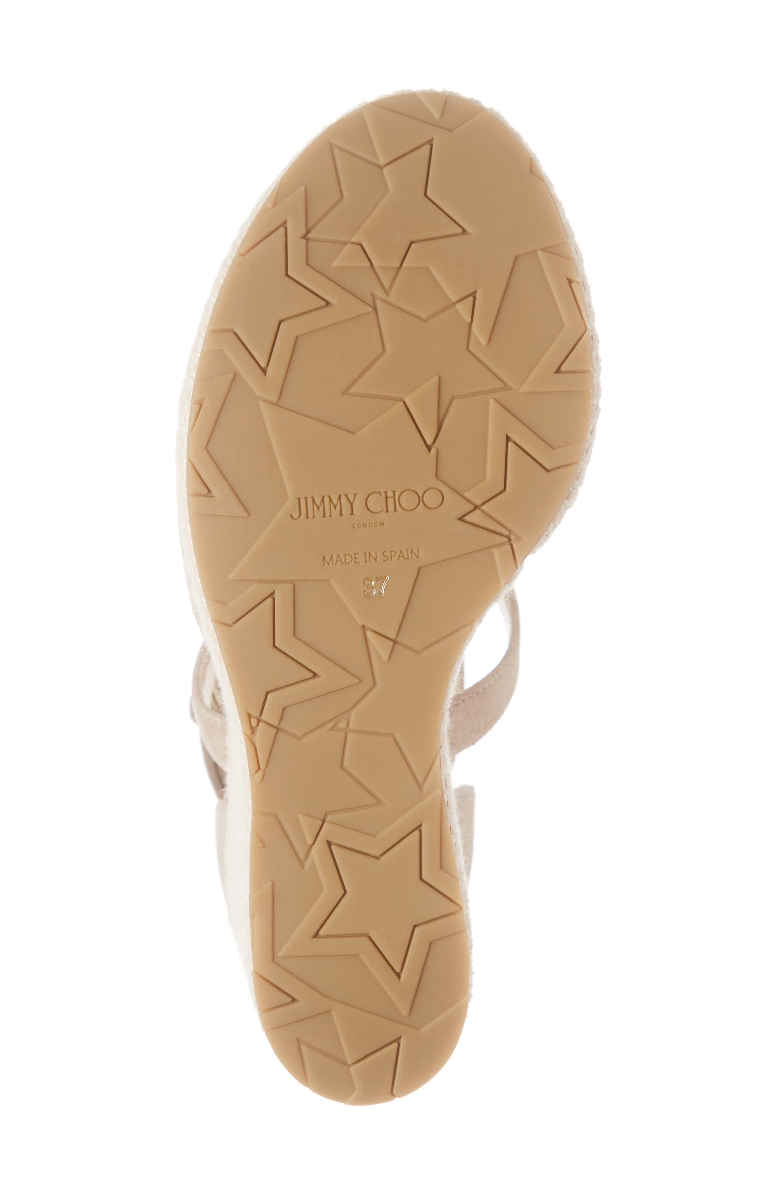 Jimmy Choo Alanah Strappy Wedge Sandal, Alternate, color, 