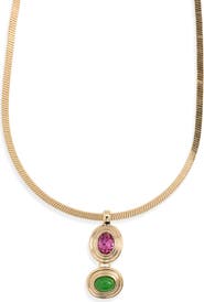 Panacea Stone & Crystal Pendant Necklace